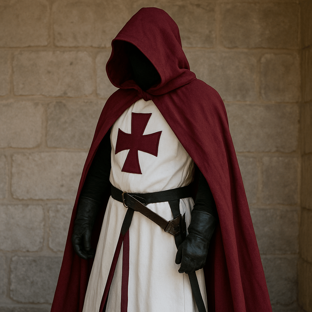 Completo da cavaliere templare ORDERIX — Costume storico medievale