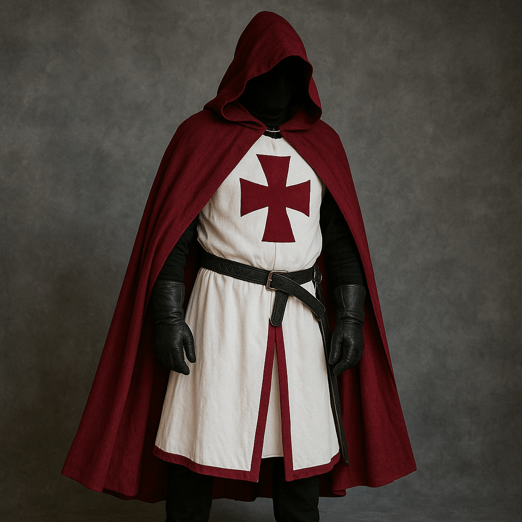 Completo da cavaliere templare ORDERIX — Costume storico medievale