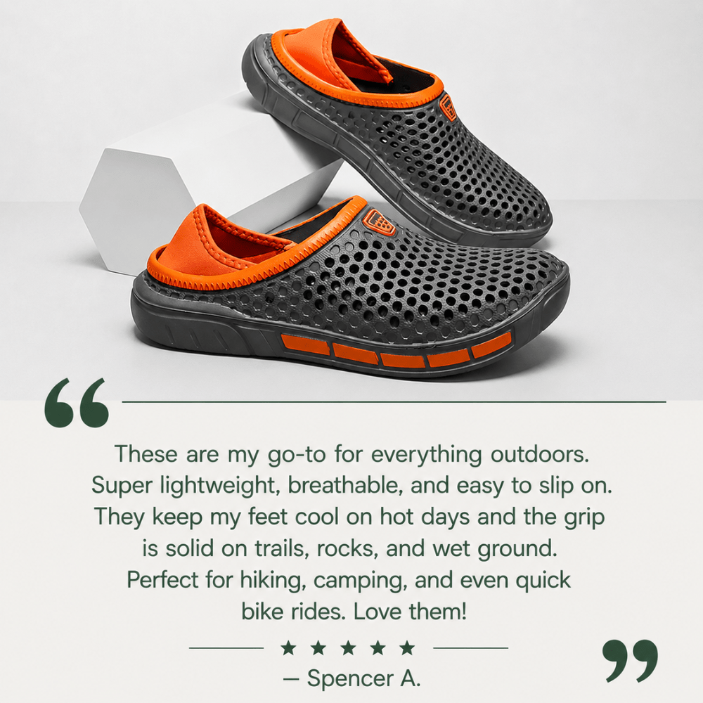 Sandali outdoor leggeri e traspiranti — design facile da infilare