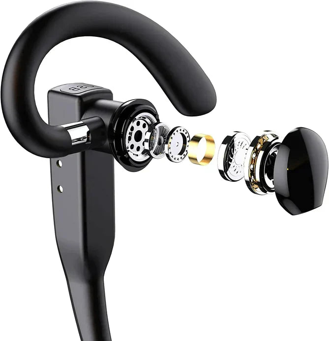 Cuffia/auricolari wireless Trucker — Doppio microfono, Bluetooth 5.1 con cancellazione del rumore