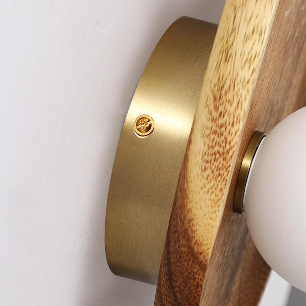 Lámpara de pared moderna de madera para dormitorio | boxzora