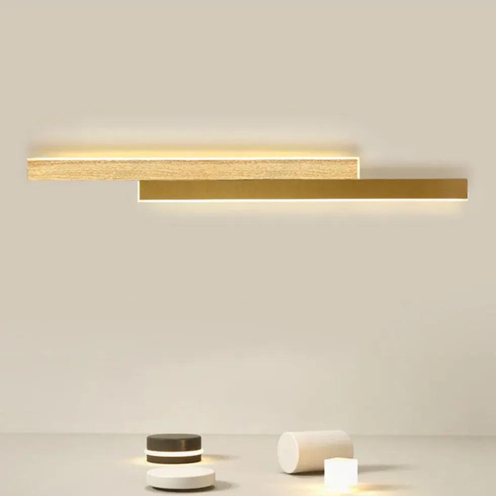 Minimalistyczna listwowa lampa ścienna LED do sypialni | boxzora