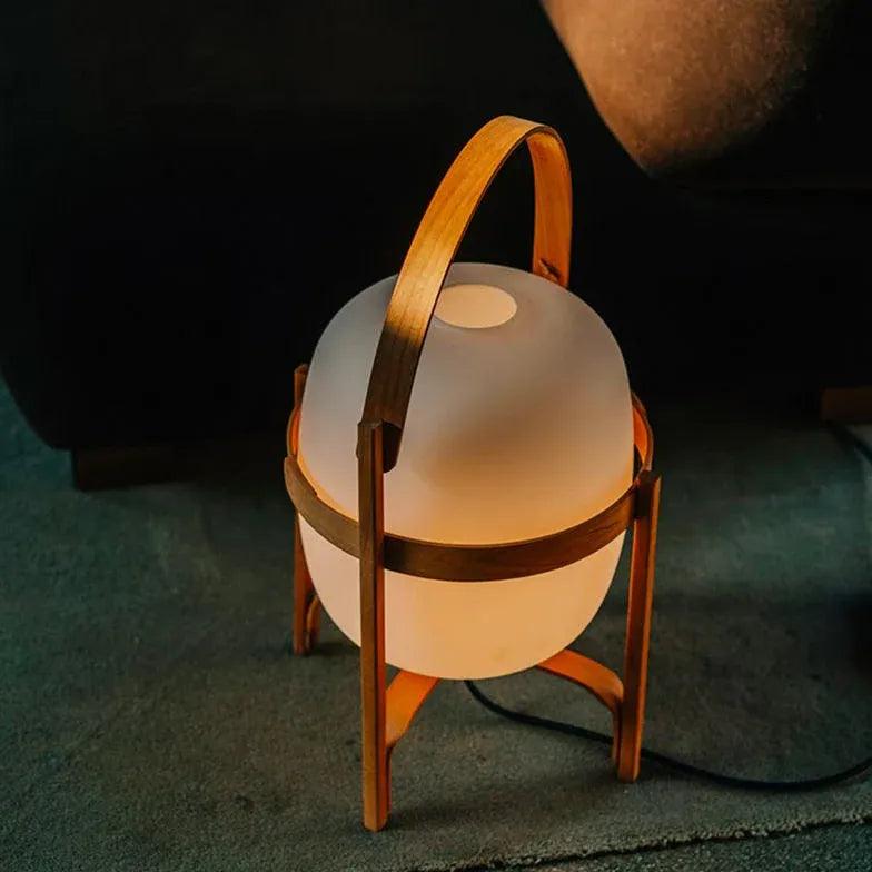 Moderne tragbare Glas-Stehlampe fürs Wohnzimmer | boxzora