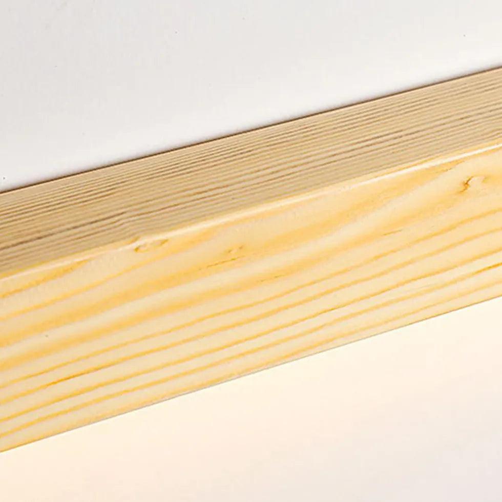 Minimalistische lineaire witte houten wandlamp | boxzora