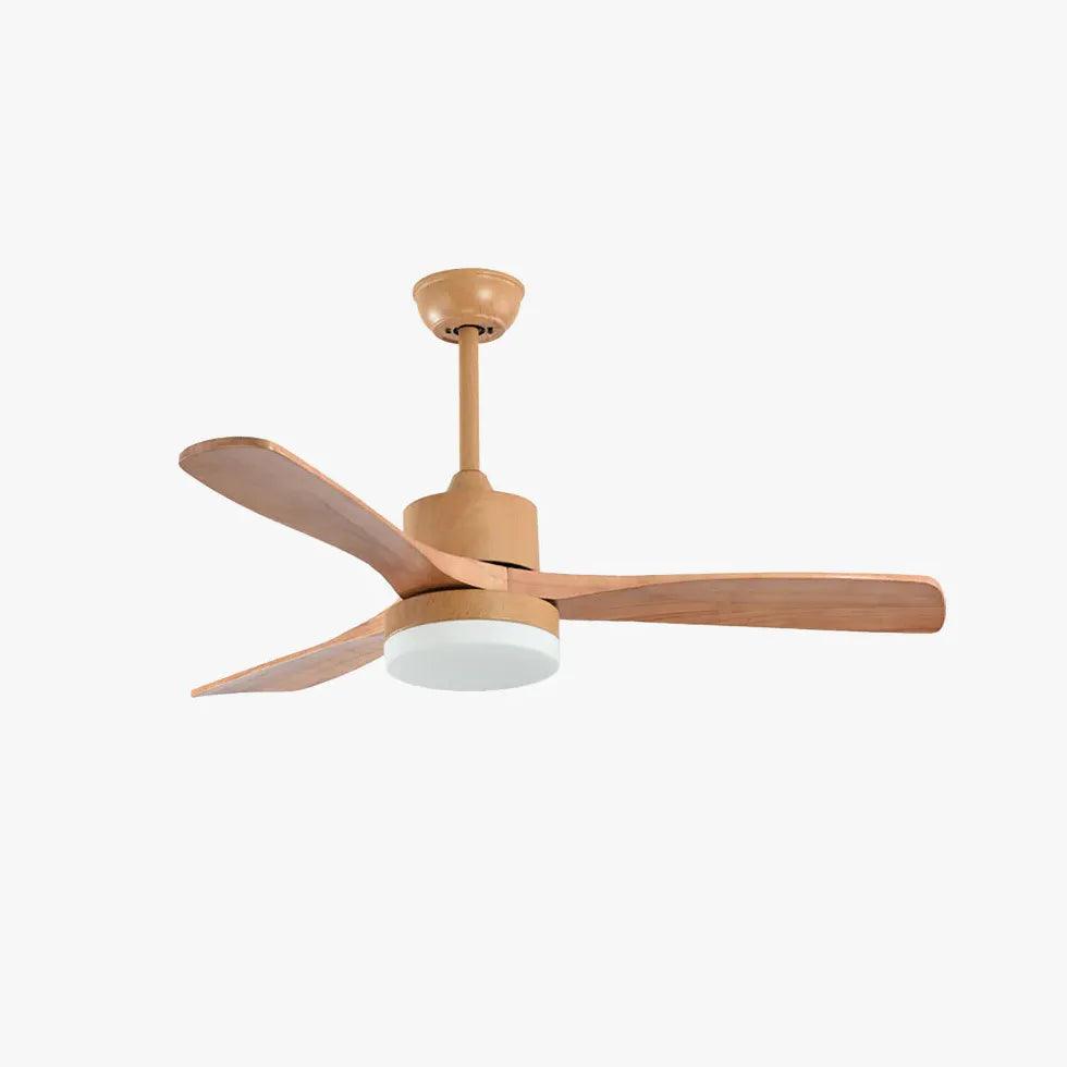 Modern LED Wooden Ceiling Fan Light for Dining Room | boxzora