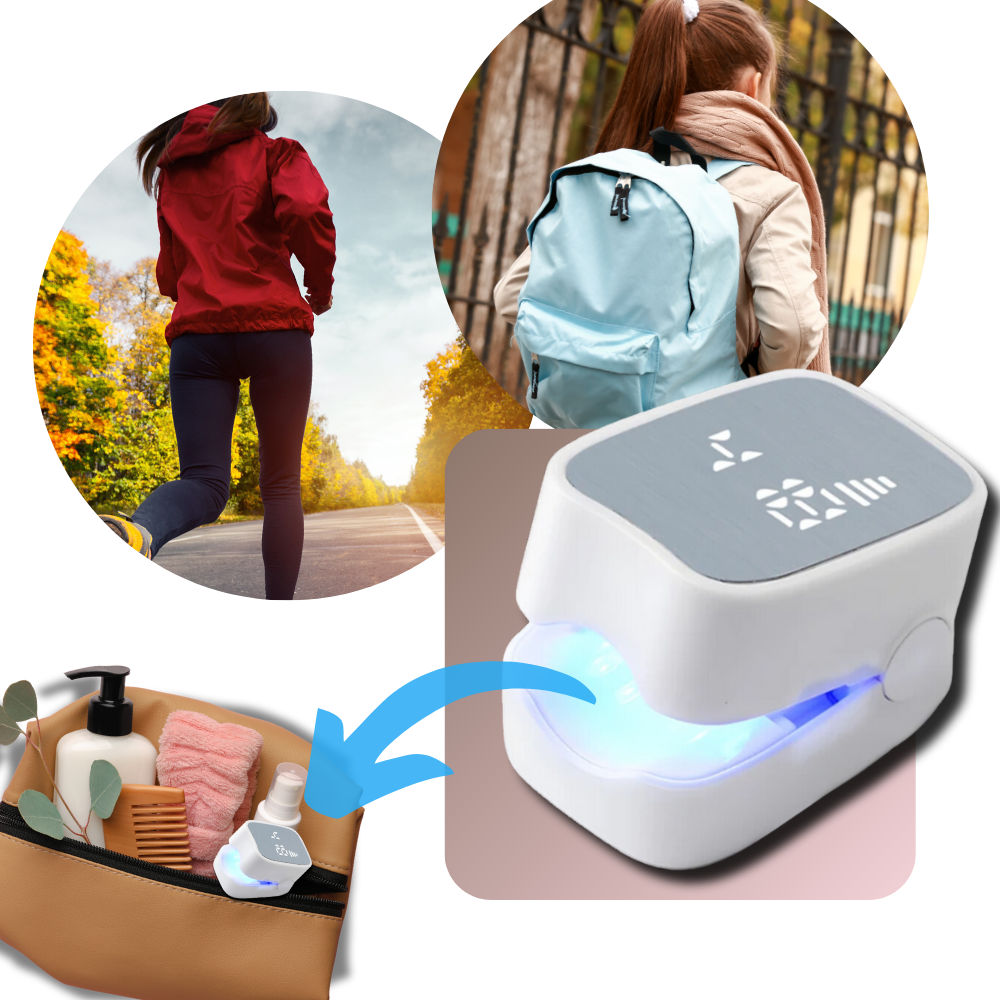 Láser indoloro para hongos en las uñas — dispositivo portátil de doble láser