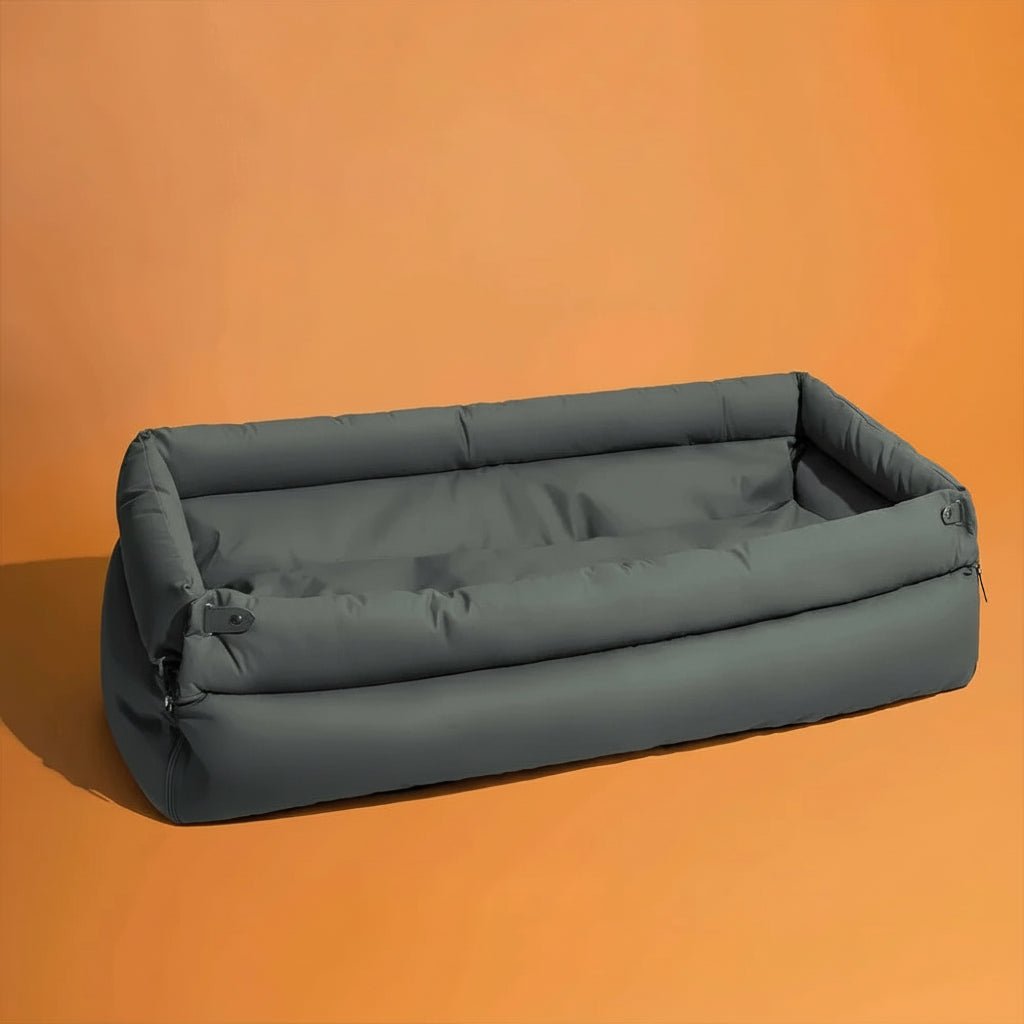 Cuccia-seggiolino auto per cani di taglia grande PAWPRESTIGE — Struttura premium in similpelle