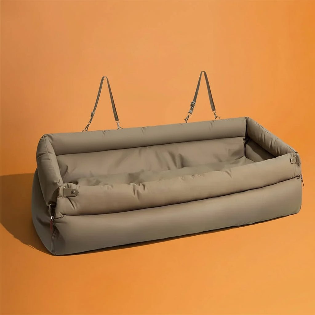 Cuccia-seggiolino auto per cani di taglia grande PAWPRESTIGE — Struttura premium in similpelle