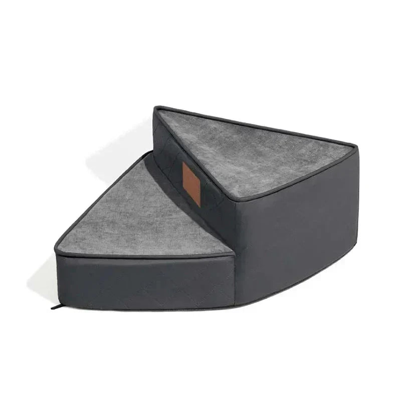 Scaletta per animali a tre gradini Pawstep Elite — Design in similpelle antiscivolo