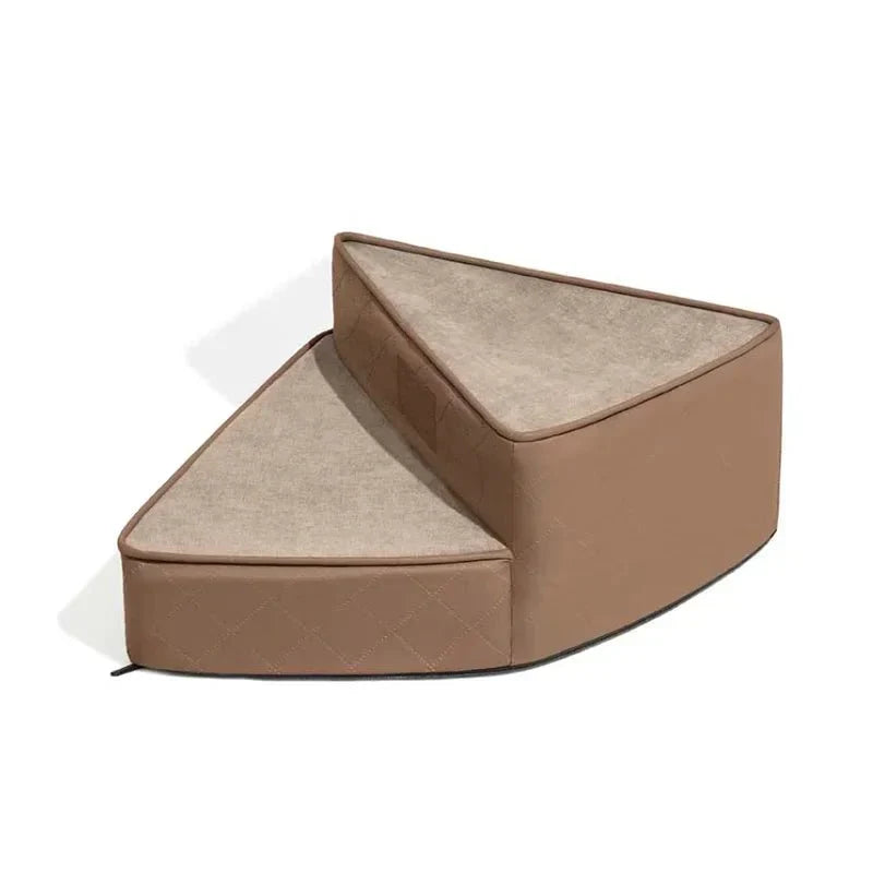 Scaletta per animali a tre gradini Pawstep Elite — Design in similpelle antiscivolo