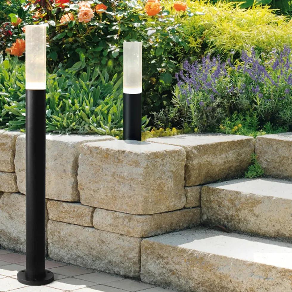 Cilindervormige led-buitenlampen op zonne-energie | boxzora