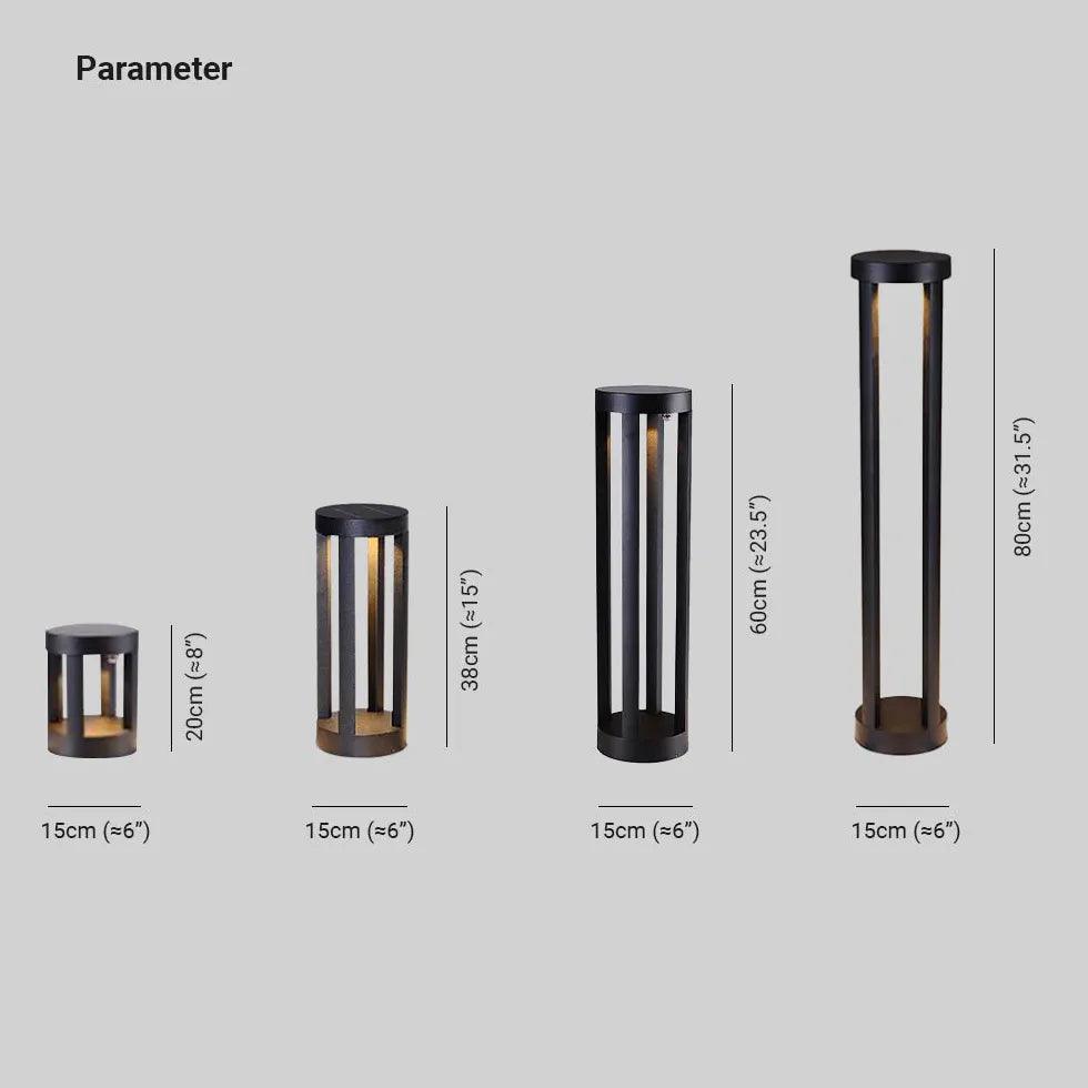 LED-solcellelampe til udendørs brug på terrassen | boxzora