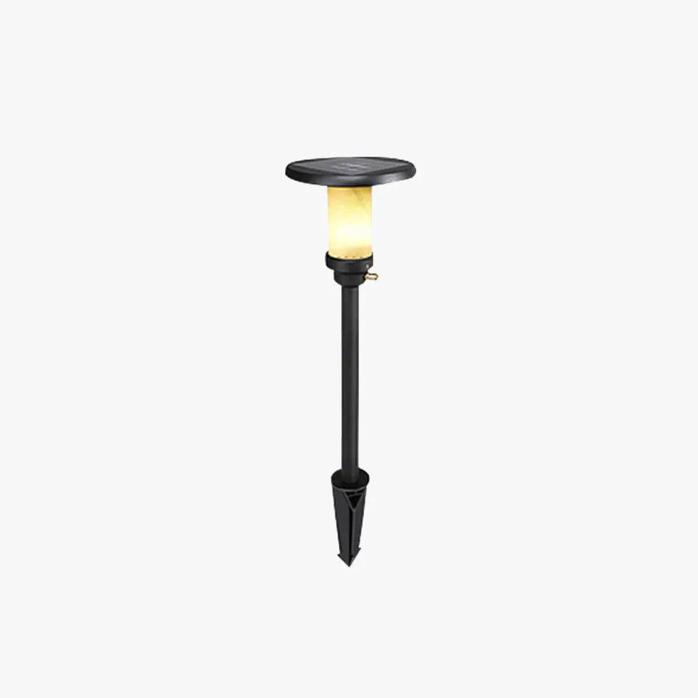 Borne lumineuse solaire minimaliste d’extérieur pour pelouse | boxzora