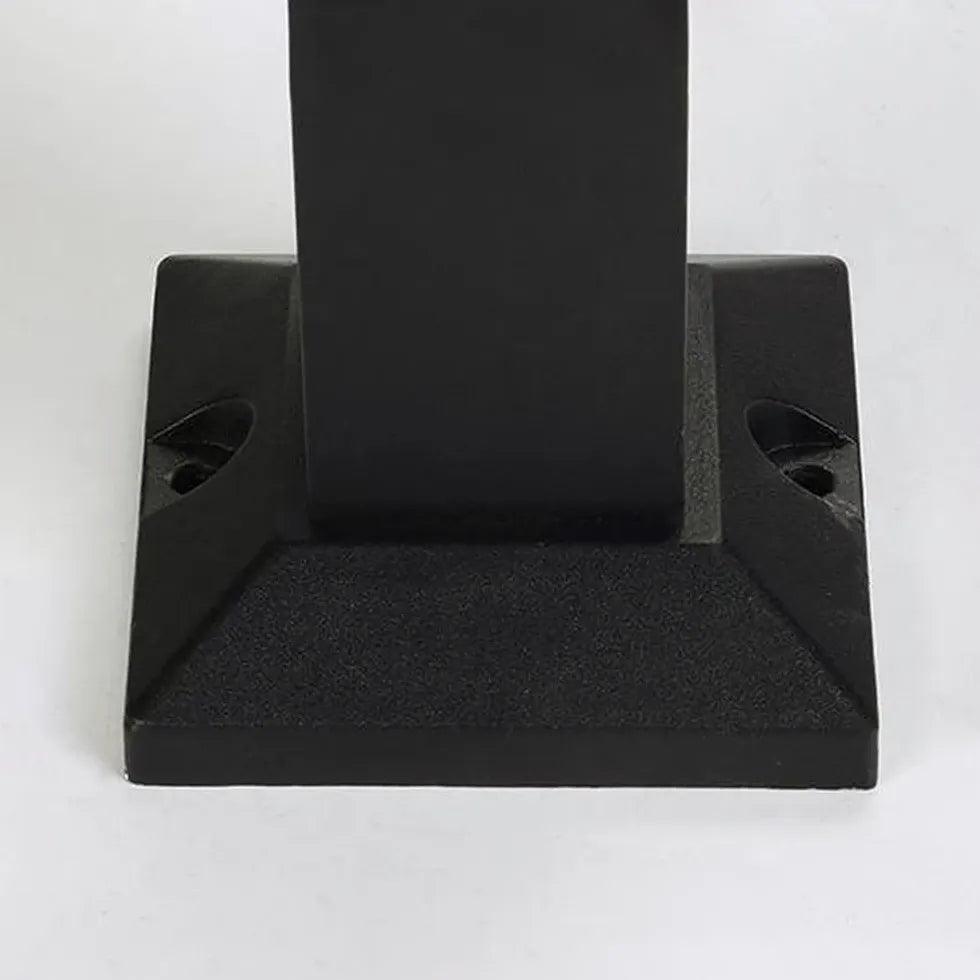 Minimalistiske vanntette svarte pullertlamper i akryl | boxzora