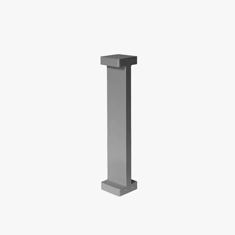 Lampă minimalistă de exterior tip bornă, din metal, pentru grădină, solară | boxzora