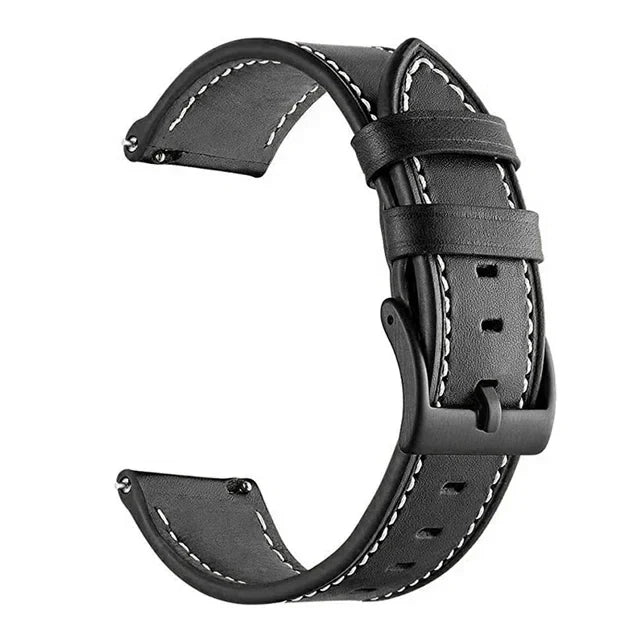 Bracelet connecté Huawei GT 3 2 en cuir - Fermoir à boucle métallique