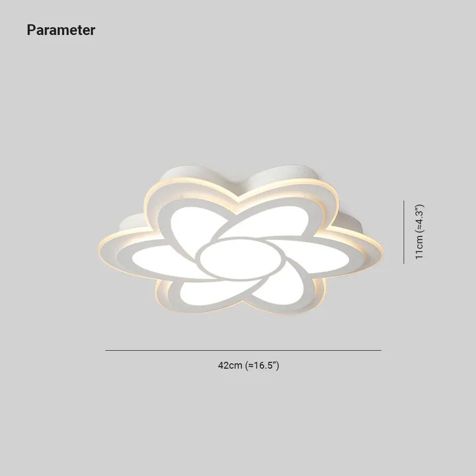 Modern Acrylic Crystal Flower Shaped Ceiling Light | boxzora