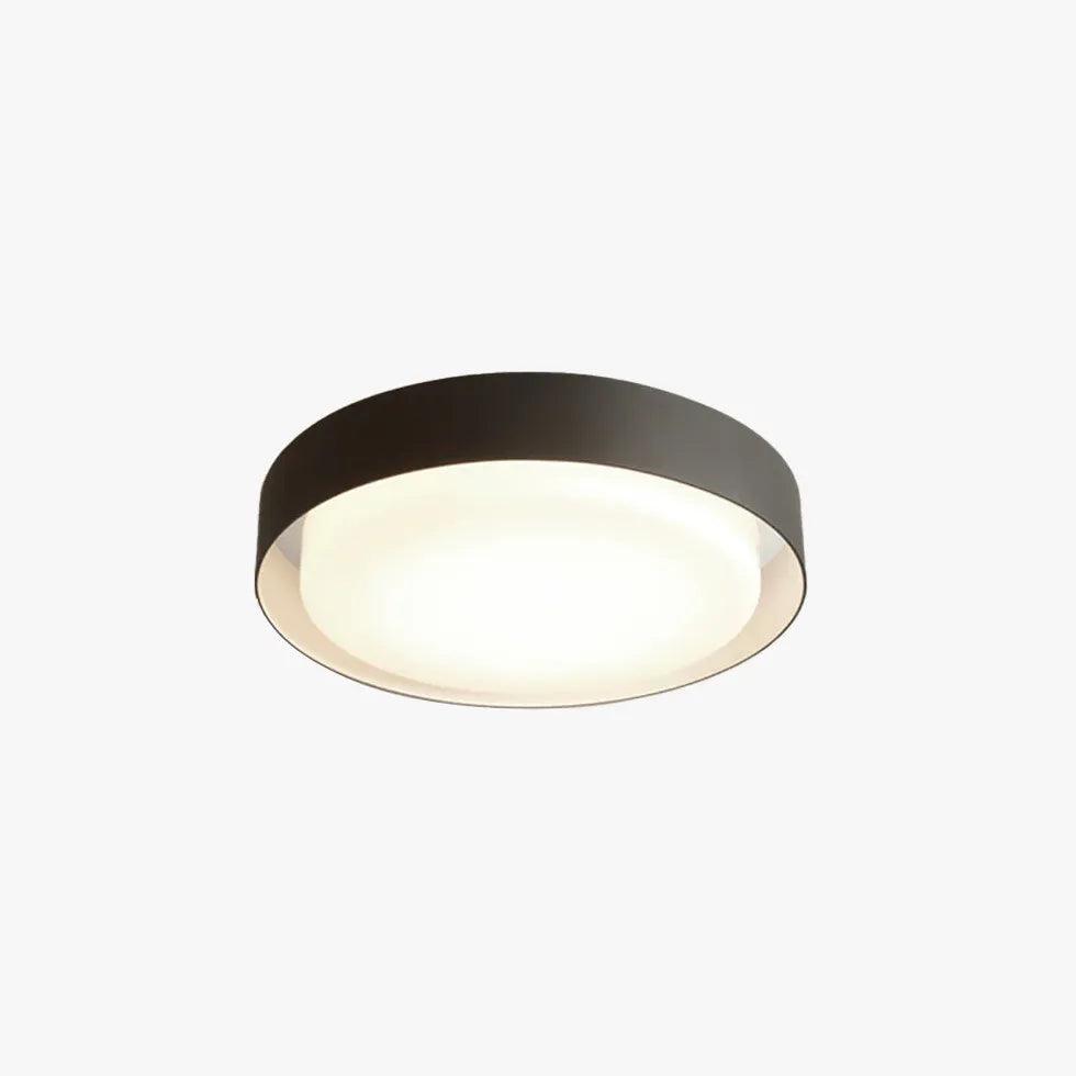 Lámpara de techo LED nórdica de diseño redondo para baño | boxzora