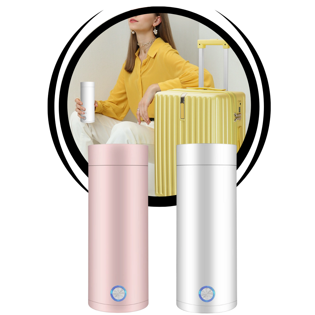 Bouilloire portable de 400 ml — Conception à double paroi isolante