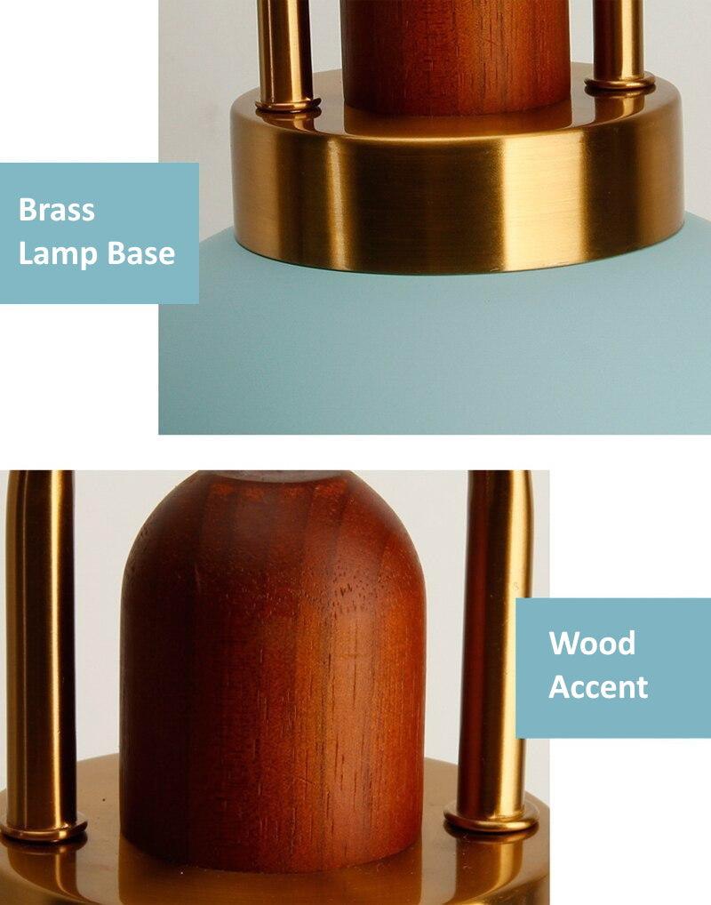 Lámpara LED de techo de madera Nordic Single Macaron | boxzora