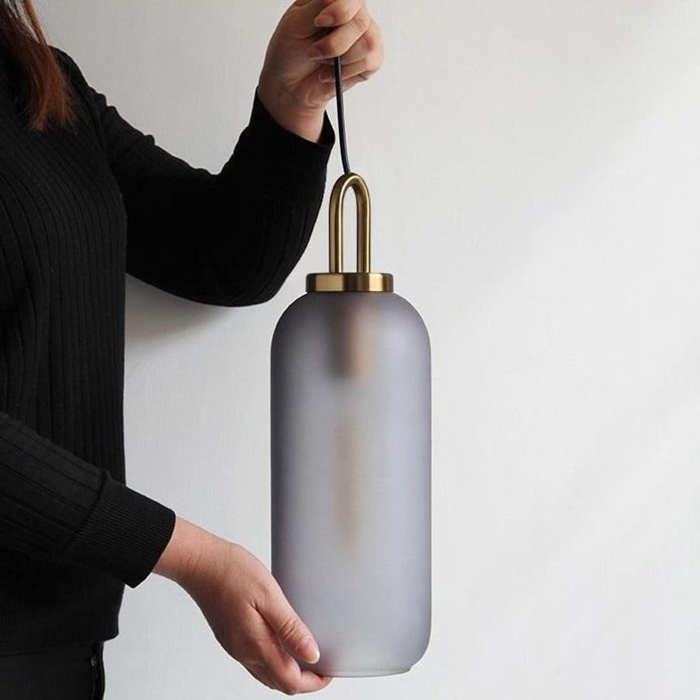 Nordisk pendellampe i klart glas | boxzora