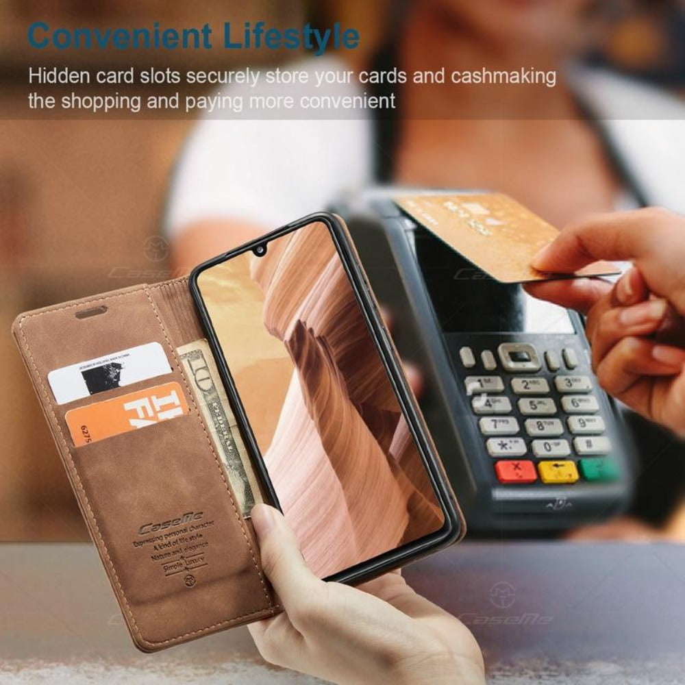 Magnetische flip-walletcase voor iPhone - kaartsleuven