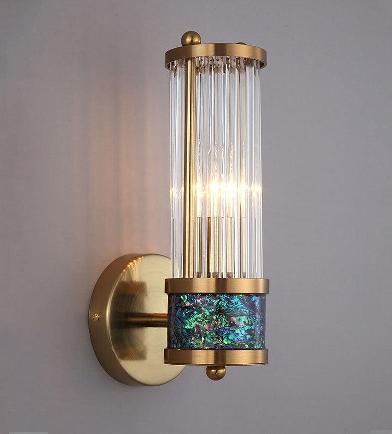 Lampade da parete in vetro di lusso con luce verso l’alto e verso il basso | boxzora