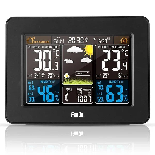 Wireless Indoor Outdoor Weather Station – Accurate Real-Time Tracking