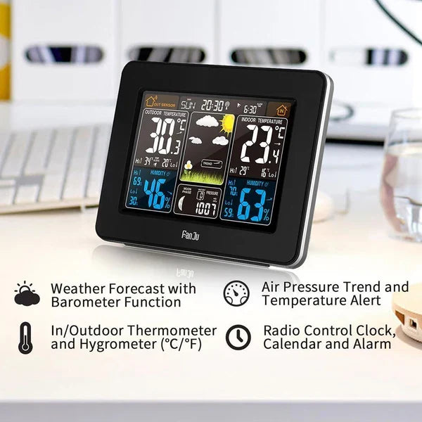 Wireless Indoor Outdoor Weather Station – Accurate Real-Time Tracking