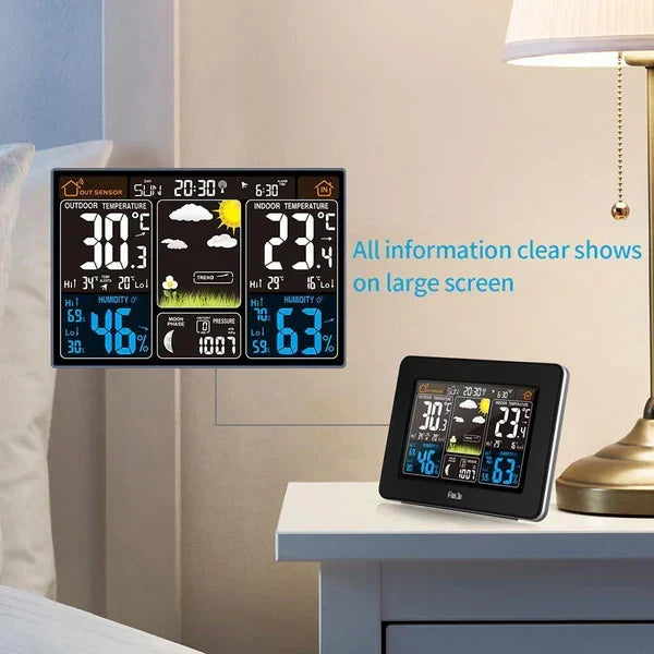 Wireless Indoor Outdoor Weather Station – Accurate Real-Time Tracking