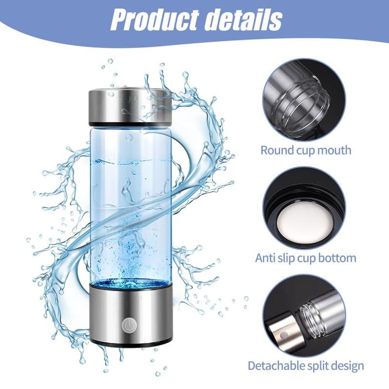 Sticlă de apă HydroPro pentru infuzie cu hidrogen