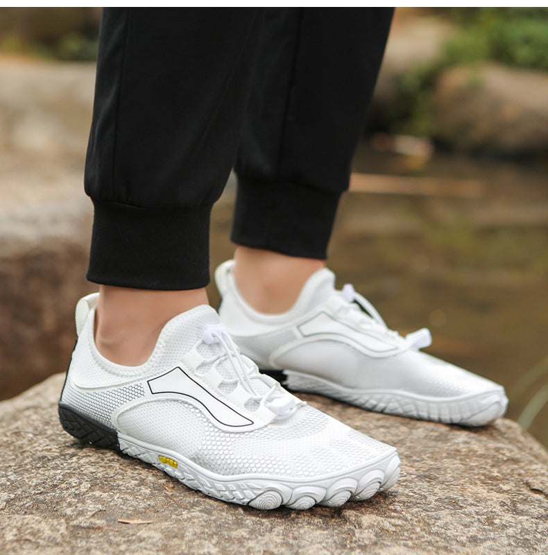 Minimalistiske barfodstræningssko — rummelig forfod, fleksible sportssko