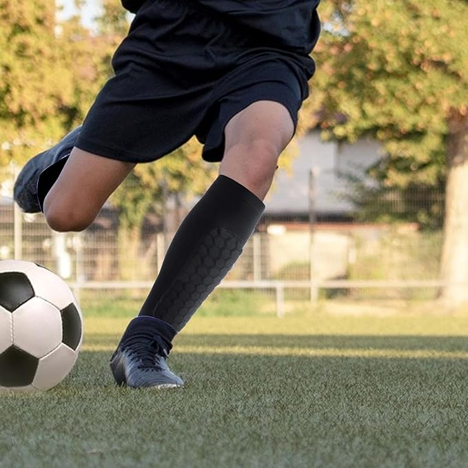 LEGION Football Shin Guards — Integrated Ankle Support Design