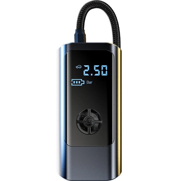 PowerPump Wireless Air Compressor – 150 PSI Tire Inflator, Digital Display, LED Light