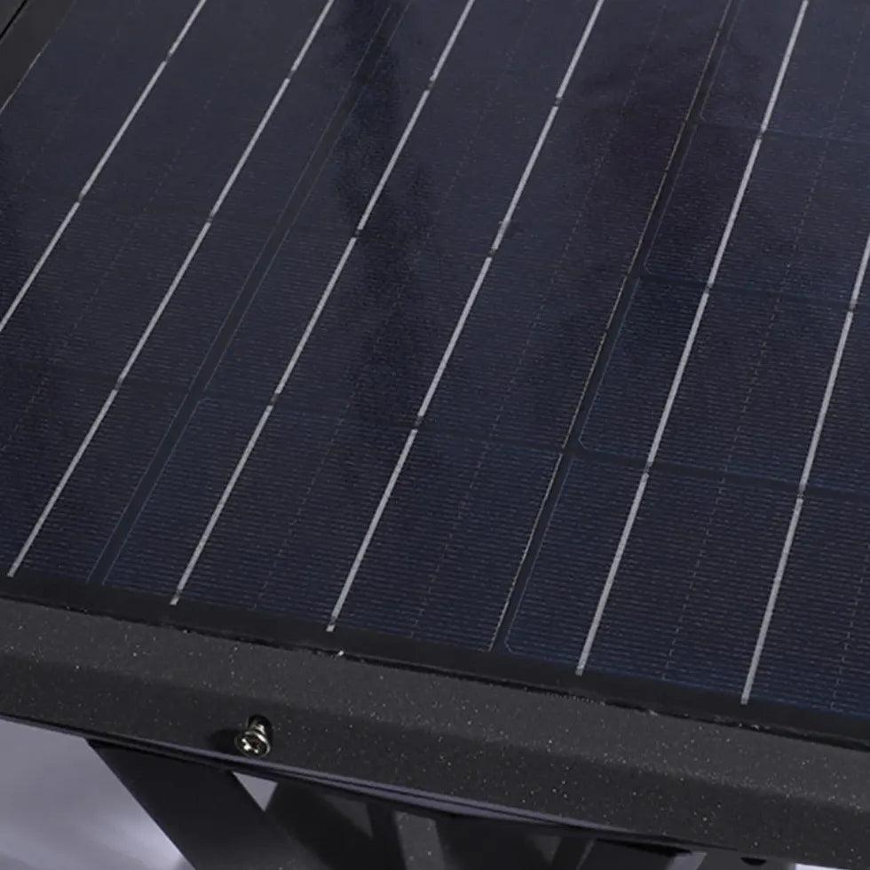 Lampă LED solară tip stâlp pentru exterior, impermeabilă, cu design de diamant | boxzora