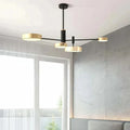 Lámpara de araña nórdica LED metálica y regulable para la sala de estar | boxzora
