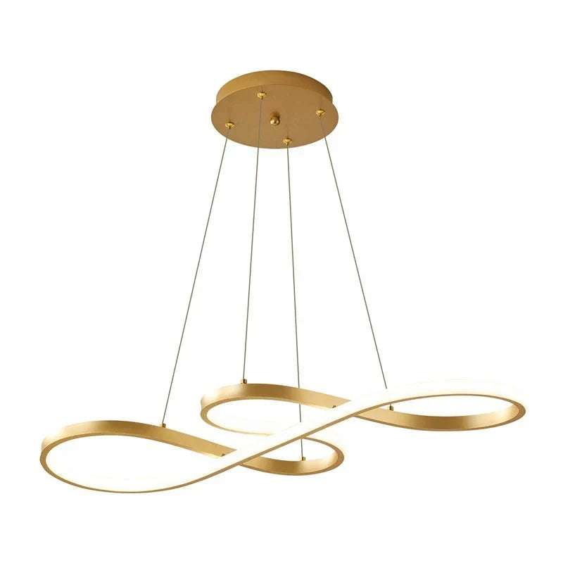 Lampă suspendată modernă de designer, din metal, cu LED și intensitate reglabilă, pentru sufragerie | boxzora