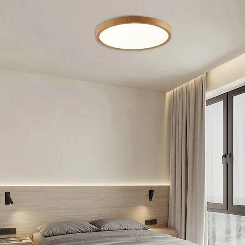 Tenké kruhové stropní světlo — nastavitelná nastavení LED, moderní minimalistický design