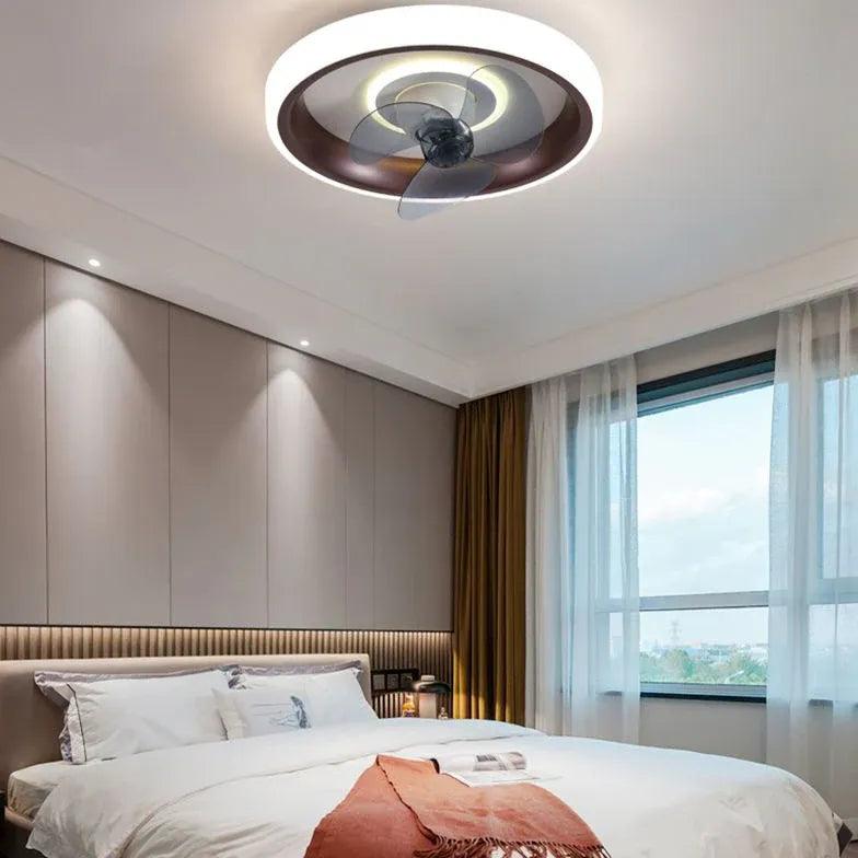 Lámparas de techo minimalistas ultrafinas con ventilador para dormitorio | boxzora