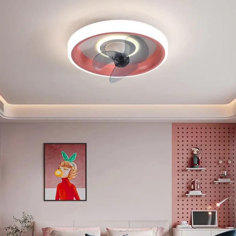 Lámparas de techo minimalistas ultrafinas con ventilador para dormitorio | boxzora