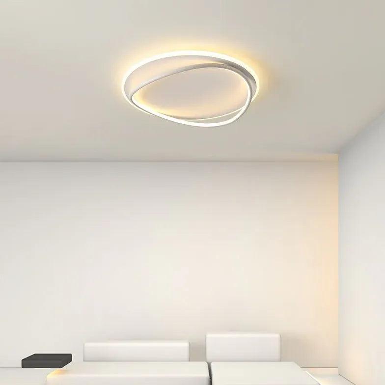 Minimalista kerek LED mennyezeti lámpa hálószobába | boxzora
