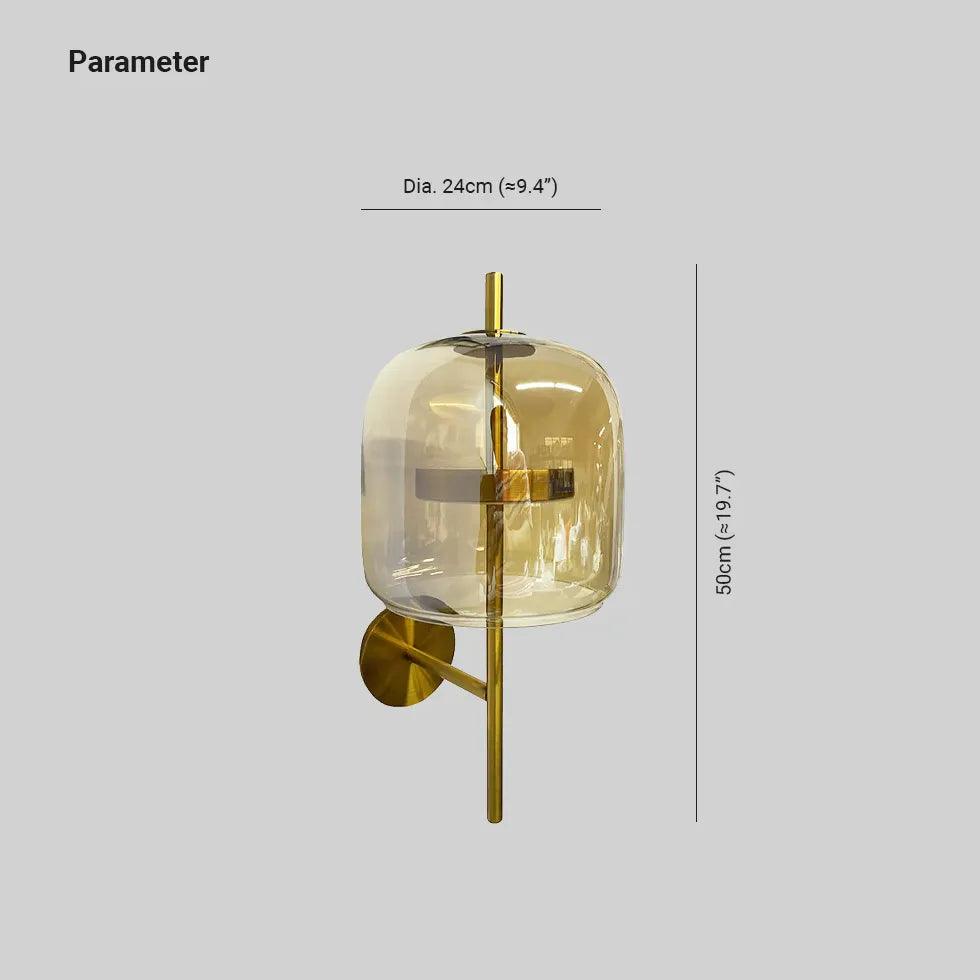 Luxe wandverlichting van messing en glas voor de slaapkamer | boxzora