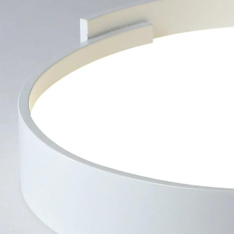 Moderne rund LED-loftlampe i cremefarve | boxzora