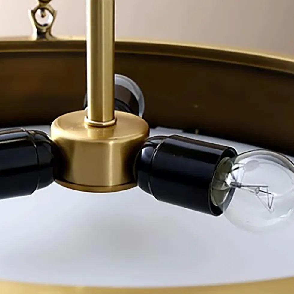 Modern Gold Round Ceiling Light for Bedroom | boxzora