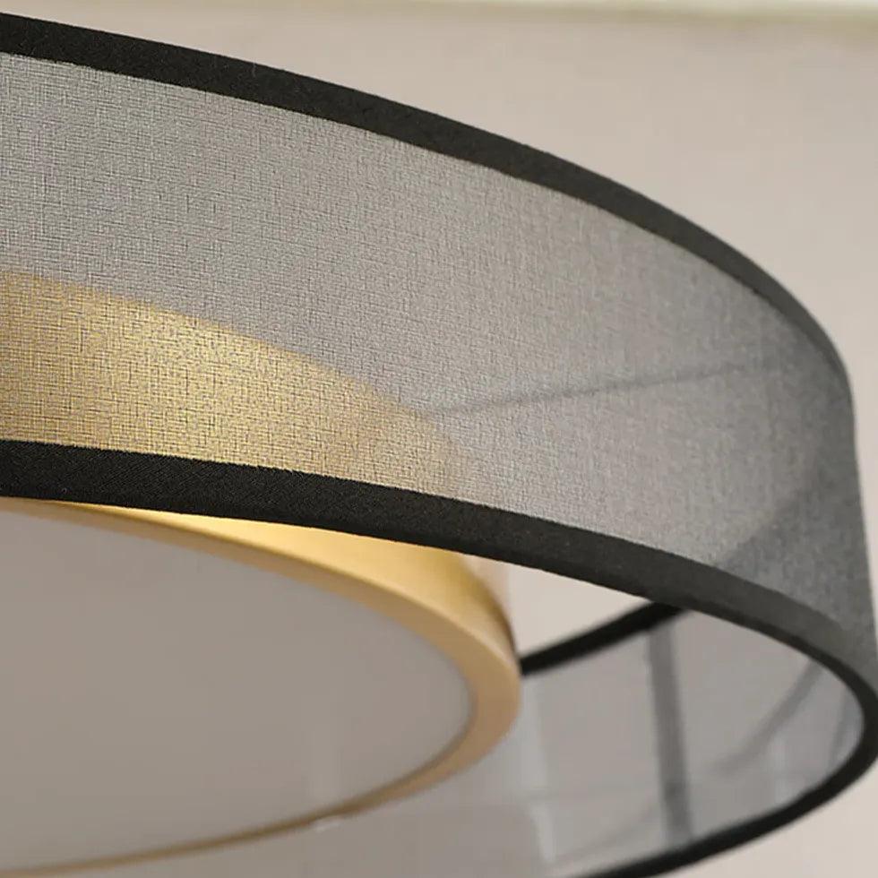 Design luxueux de plafonnier rond en cuivre | boxzora