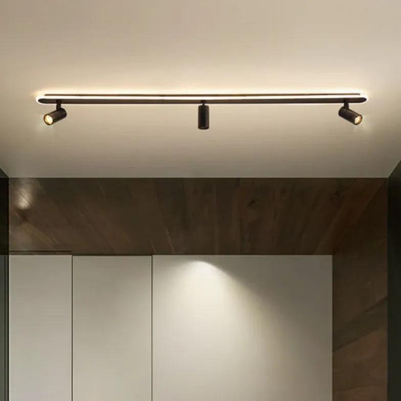 Minimalist LED Linear Ceiling Light for Living Room | boxzora