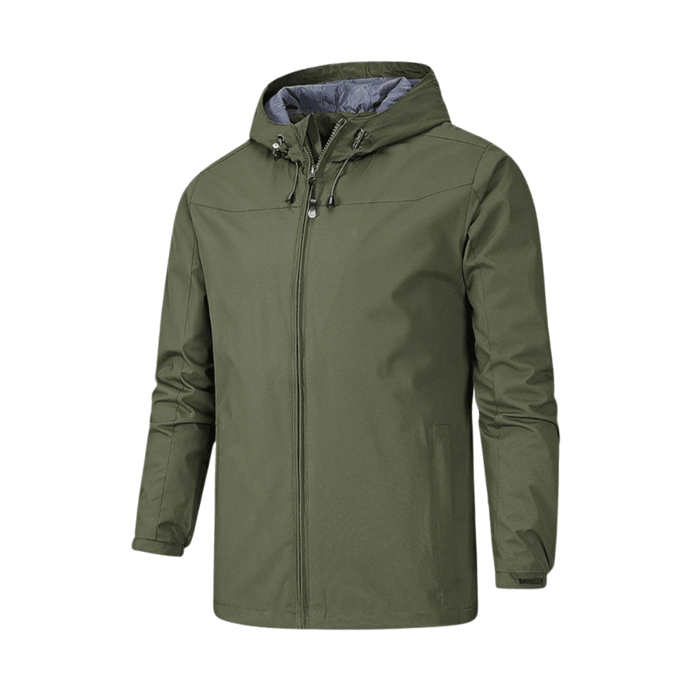 Könnyű, légáteresztő esőkabát — vízálló héj