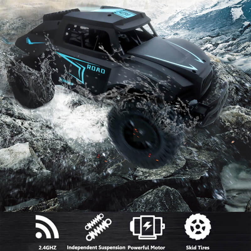 Højhastigheds RC-monstertruck til terrænkørsel — fjernstyret racerbil