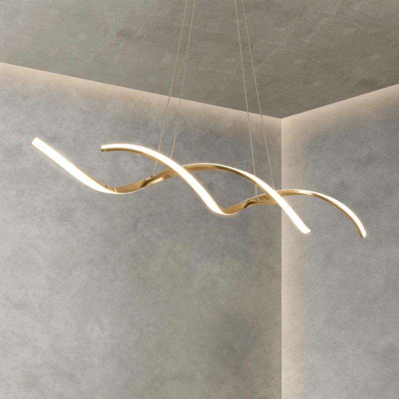 ダイニングルーム用目に優しいLED付きモダンワイヤーペンダントライト | boxzora