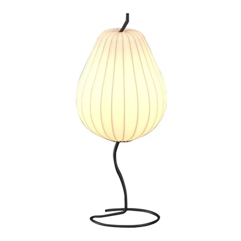 Lampe de sol moderne japonaise en forme de poire, en soie | boxzora